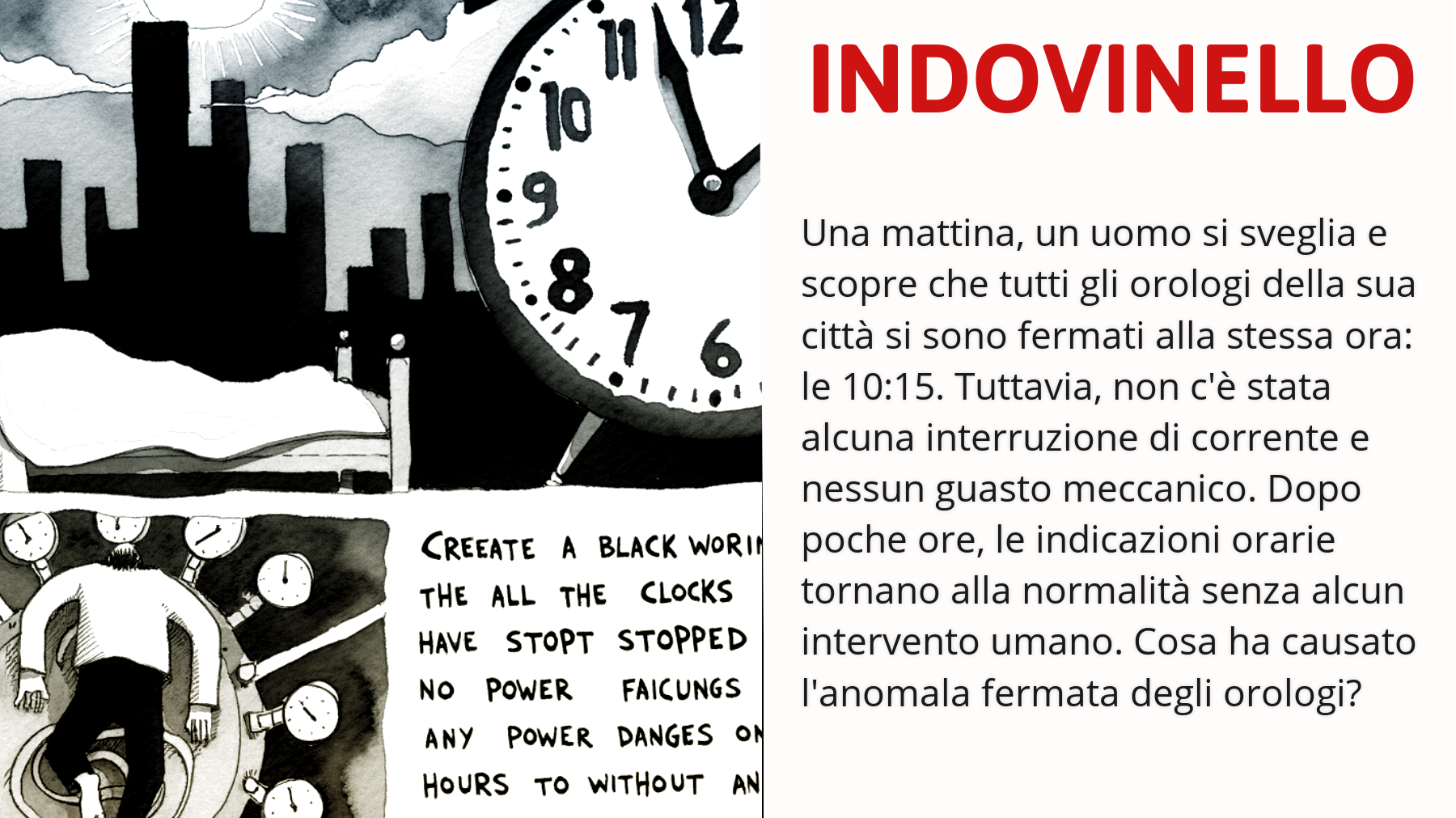 Soltanto il 2% delle persone riesce a risolvere questo mistero: Perché gli orologi si sono fermati alle 10:15?